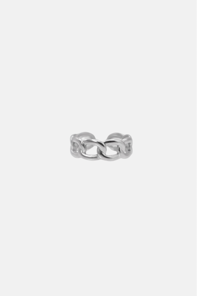 Cuban Ring Silver